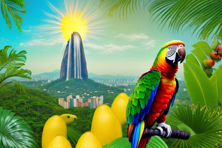 A vibrant scene in brazil