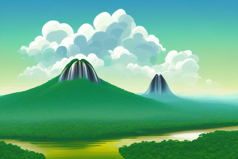 A serene brazilian landscape