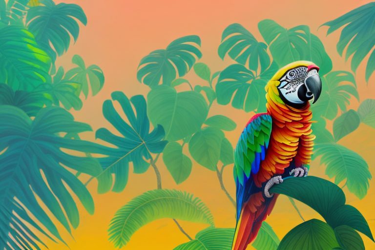 A vibrant brazilian landscape