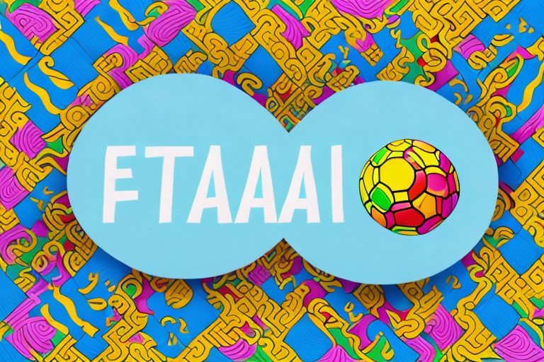 A speech bubble emerging from a vibrant and colorful portuguese landscape