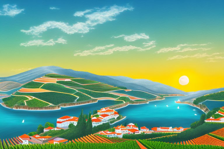 A beautiful scenic view of portugal