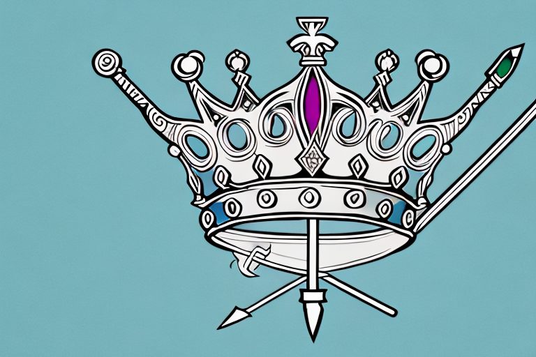 A crown and a scepter