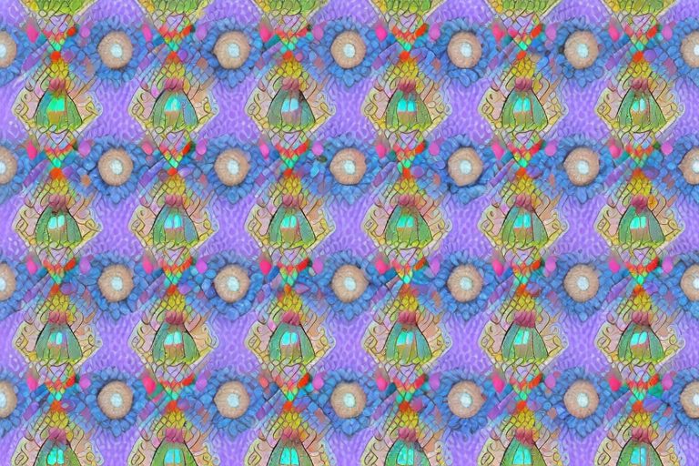 A colorful mosaic pattern