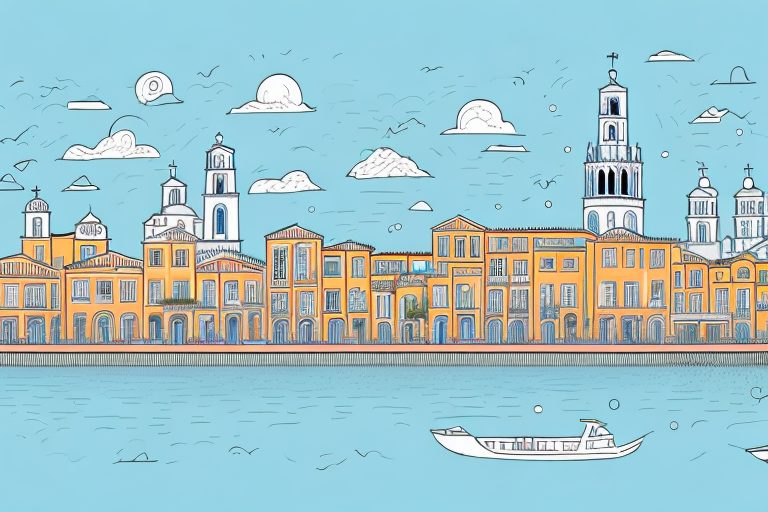 The cityscape of faro