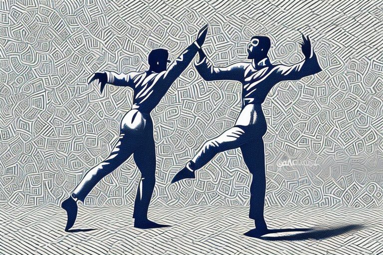 A traditional portuguese dance scene with the focus on the dancer's feet performing the jota dance steps