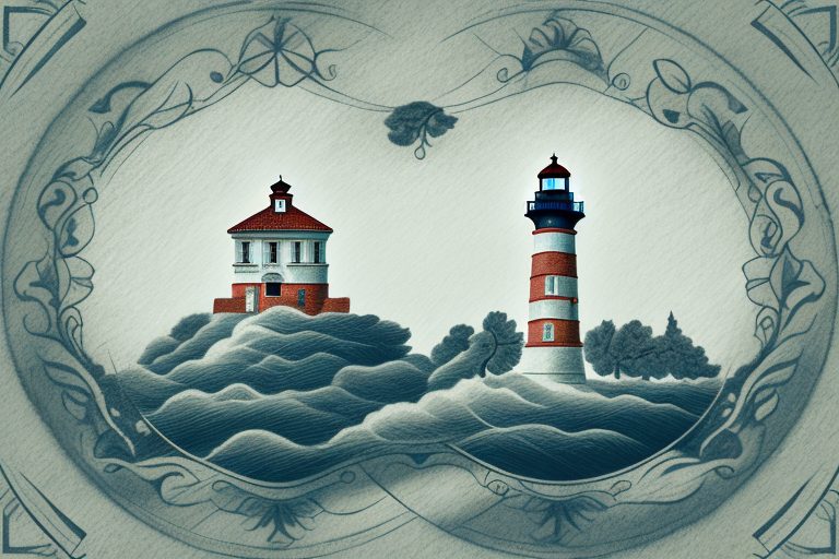A traditional portuguese landscape with a symbolic representation of a father figure