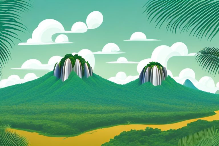 A scenic brazilian landscape
